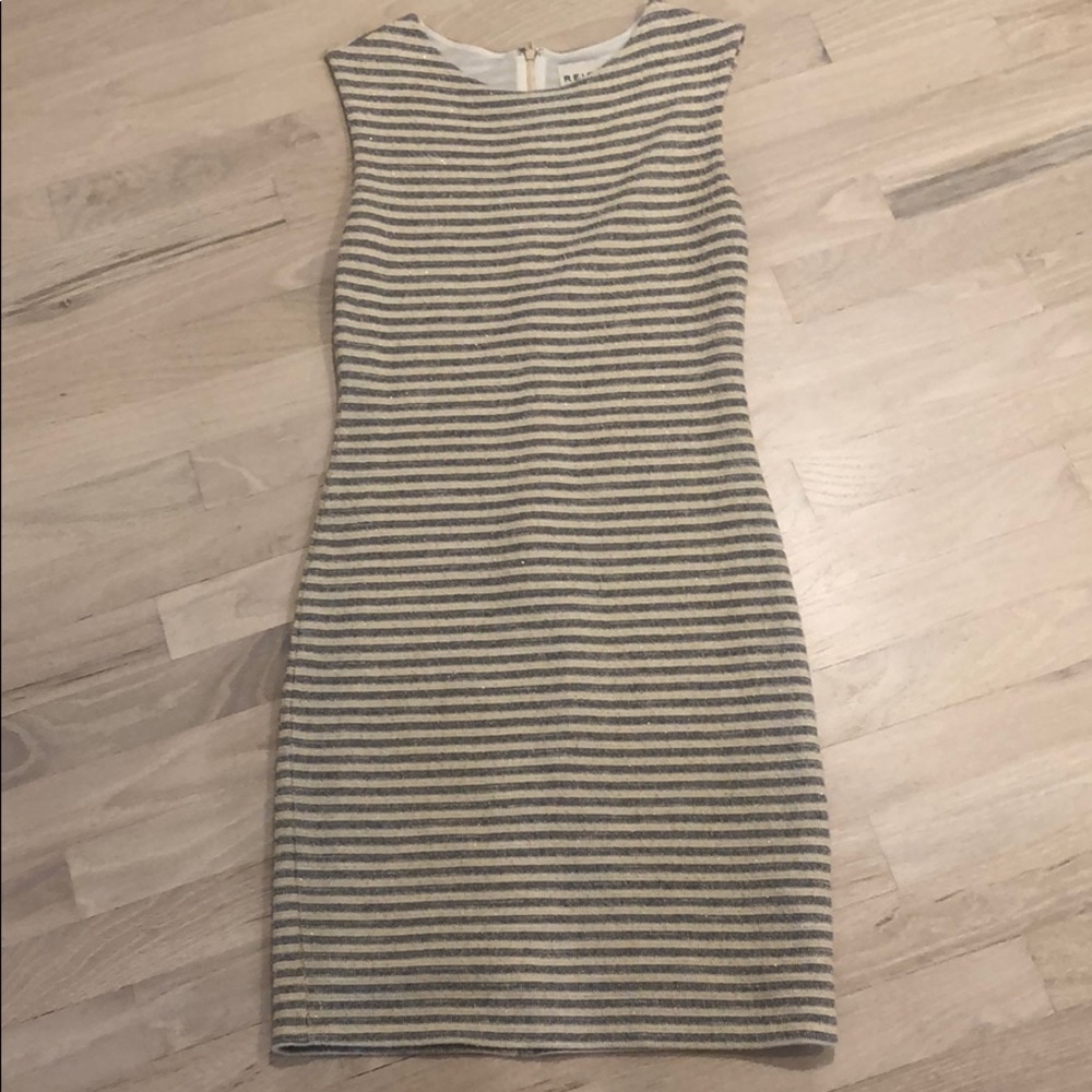 Reiss body-con glitter knit dress size small.
